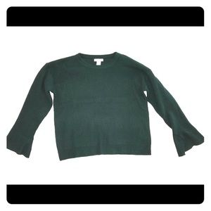 Dark Green Knit Sweater